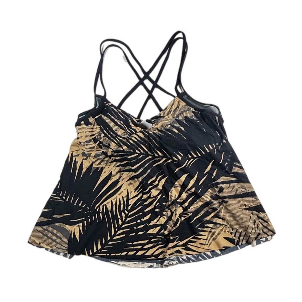 Amoressa Women’s Strappy Racerback Bikini Top Size 12